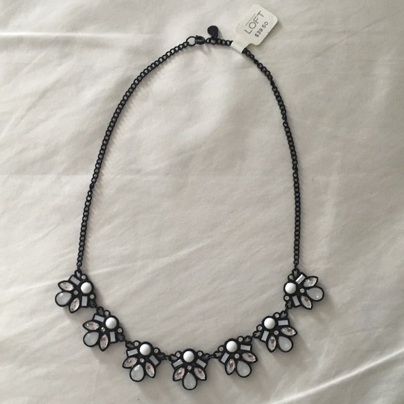 LOFT Jewelry - Loft NWT Black and White Statement Necklace